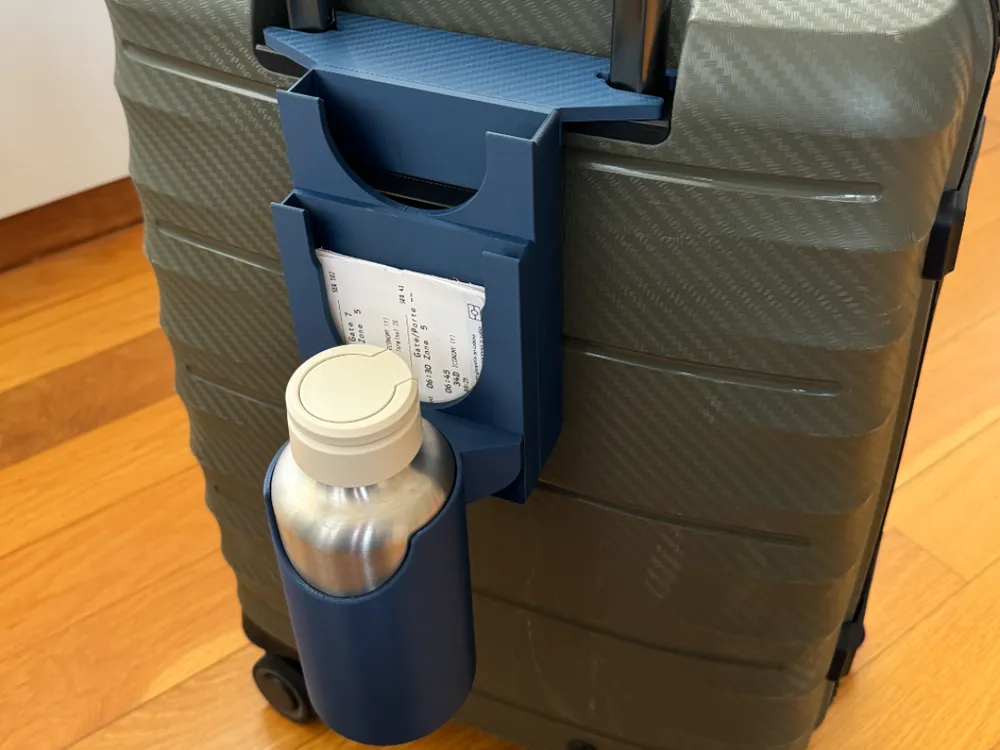 Luggage Caddy SnapOn Modules for your Carry On KAD 3D